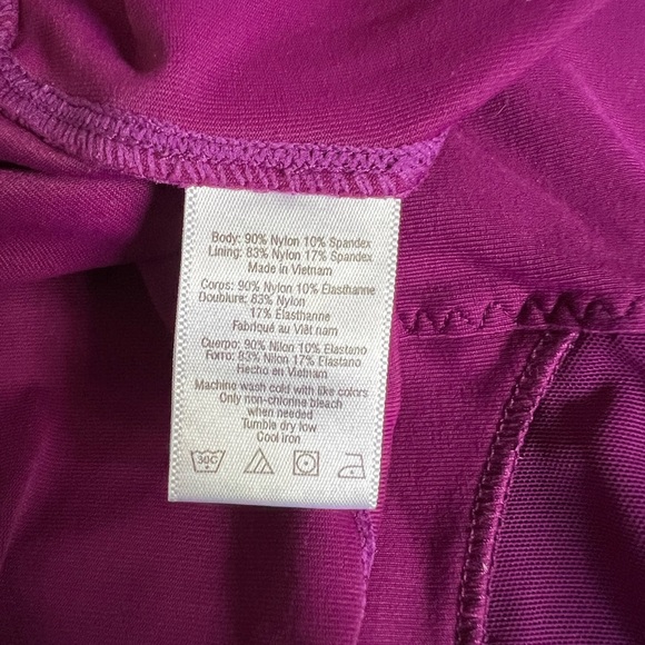 ALO Yoga Sheer Racerback Purple Tank Top EUC - Picture 7 of 8